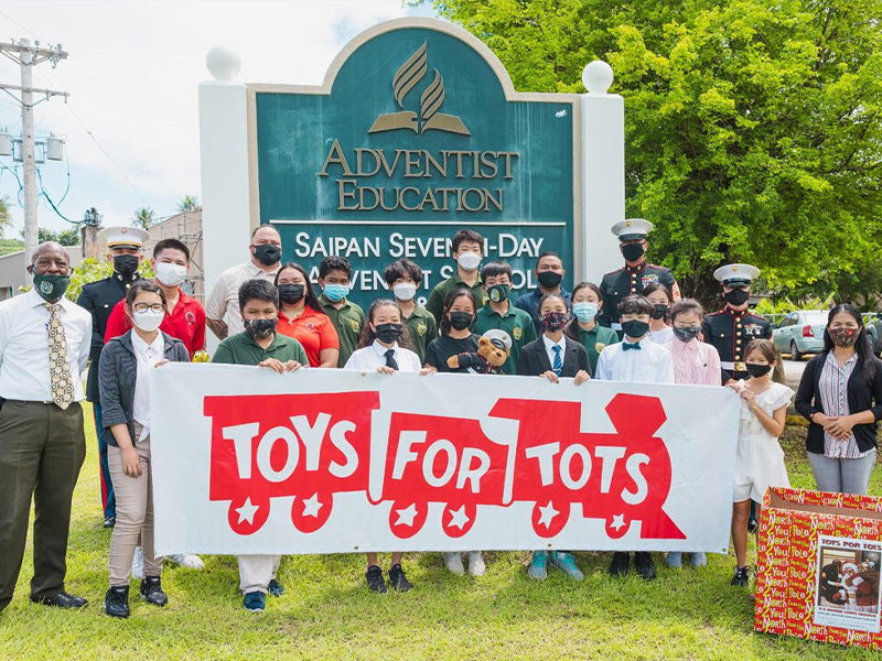 Saipan Seventh-day Adventist School is an official 2021 “Toys for Tots” partner this holiday season. 